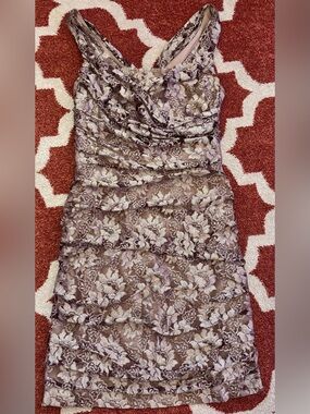Express Sleeveless Lace Cocktail Mini Dress